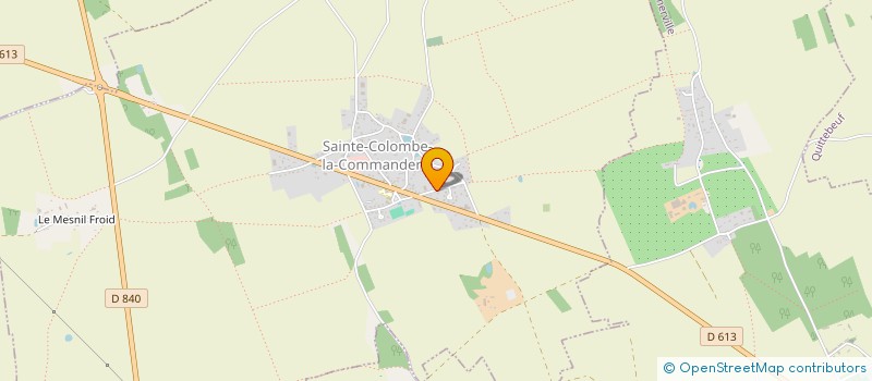 localisation de l'entreprise MAM LE NID EVEILLE  SAINTE-COLOMBE-LA-COMMANDERIE