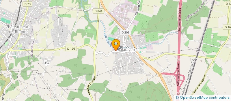 localisation de l'entreprise MAM LES 3 FEES  MALATAVERNE