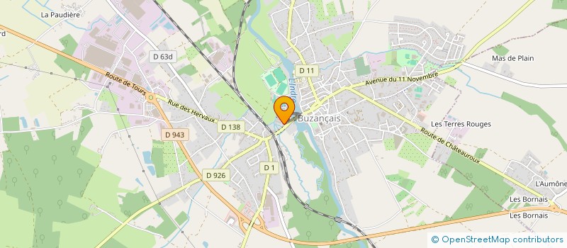 localisation de l'entreprise MAM LES BOUT'CHOU à BUZANCAIS