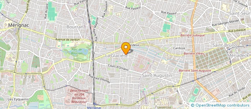 localisation de l'entreprise MAM LES CERFS VOLANTS  MERIGNAC