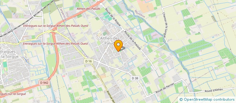 localisation de l'entreprise MAM LES COPAINS-COPINES  ALTHEN-DES-PALUDS