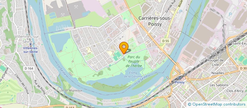 localisation de l'entreprise MAM LES DINO'S  CARRIERES-SOUS-POISSY