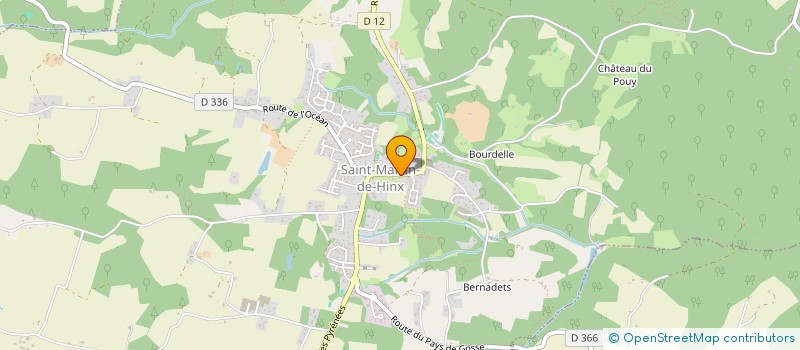 localisation de l'entreprise MAM LES FRIPOUILLES  SAINT-MARTIN-DE-HINX