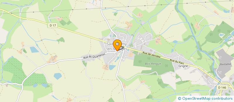 localisation de l'entreprise MAM LES LIBELLULES à MONTREVAULT-SUR-EVRE