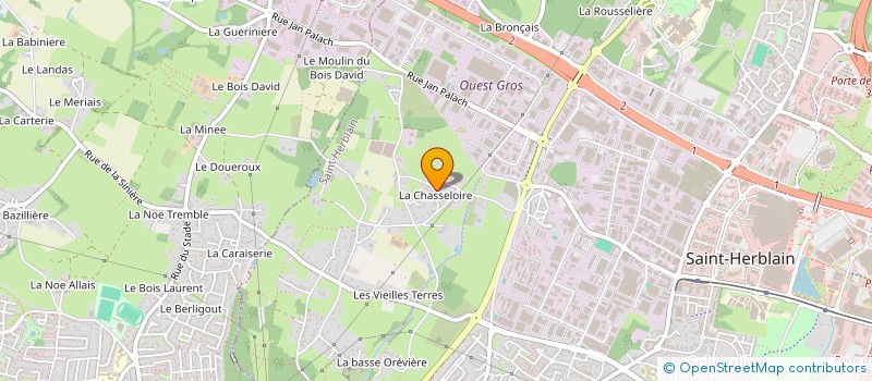 localisation de l'entreprise MAM LES LOULOUS A LA CAMPAGNE  SAINT-HERBLAIN