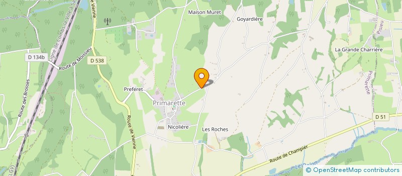 localisation de l'entreprise MAM LES MINI-POUSSES  PRIMARETTE