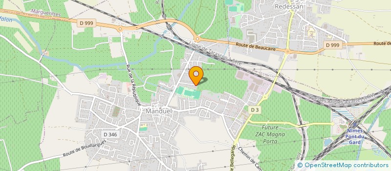 localisation de l'entreprise MAM LES NOUNOU'RS  REDESSAN