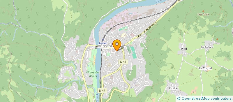 localisation de l'entreprise MAM LES P'TITES BOUILLES à AUREC-SUR-LOIRE