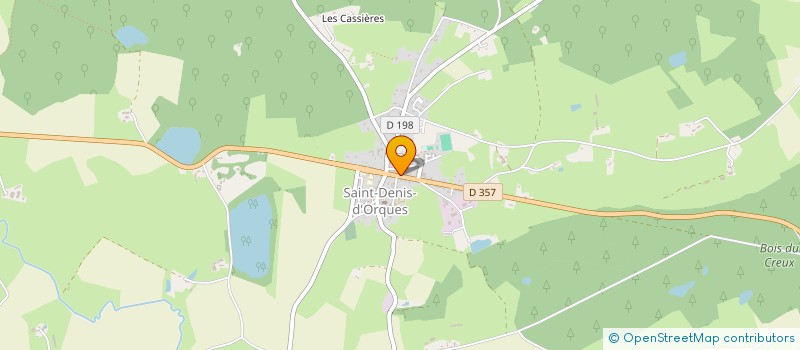 localisation de l'entreprise MAM LES P'TITES CANAILLES ORQUAI'ZE  SAINT-DENIS-D'ORQUES