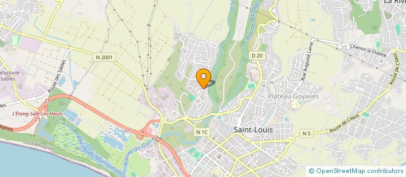 localisation de l'entreprise MAM LES P'TITES LUCIOLES DU GOL à SAINT-LOUIS