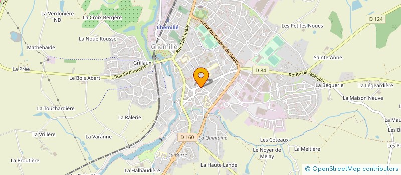 localisation de l'entreprise MAM LES P'TITES POUSSES  CHEMILLE-EN-ANJOU