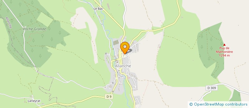 localisation de l'entreprise MAM : LES P'TITES Z'AILES DU CEZALLIER à ALLANCHE