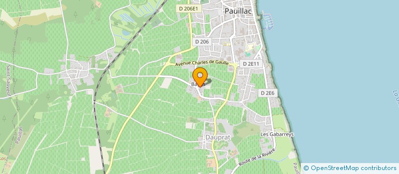 localisation de l'entreprise MAM LES P'TITS BOUCHONS  PAUILLAC