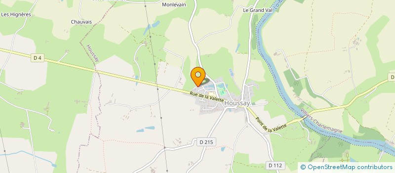 localisation de l'entreprise MAM LES P'TITS BREILLOTINS  HOUSSAY