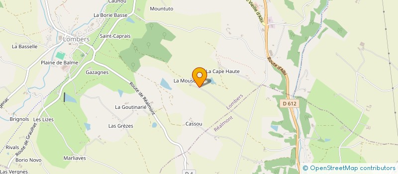 localisation de l'entreprise MAM LES P'TITS CANAILLOUS  LOMBERS