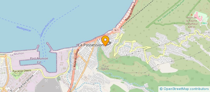 localisation de l'entreprise MAM LES P'TITS ELUS à LA POSSESSION