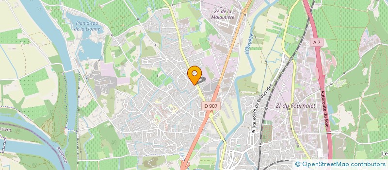 localisation de l'entreprise MAM LES P'TITS KOALAS  SORGUES