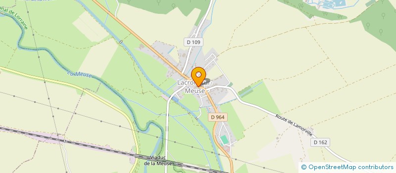 localisation de l'entreprise MAM LES P'TITS LOU à LACROIX-SUR-MEUSE