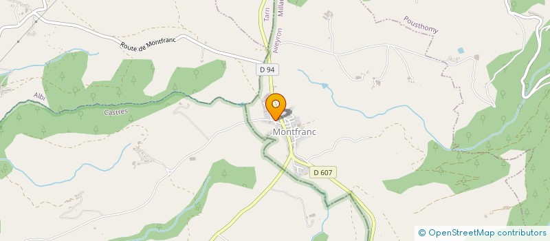 localisation de l'entreprise MAM LES P'TITS LOUPS  MONTFRANC