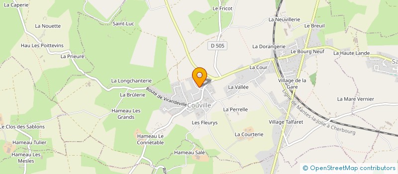 localisation de l'entreprise MAM LES P'TITS NINOUS  COUVILLE