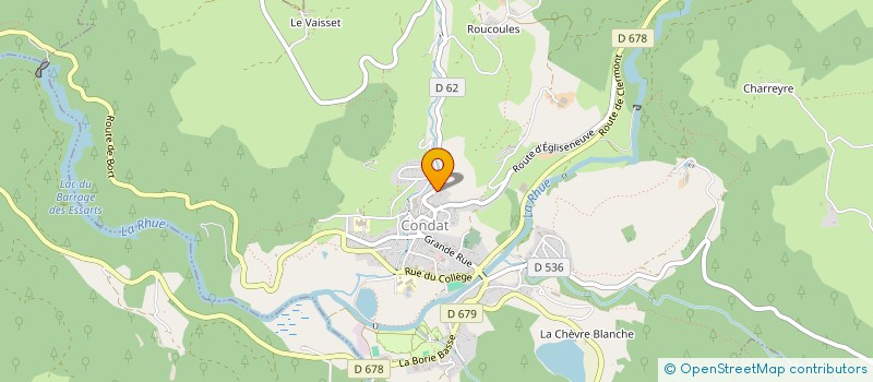 localisation de l'entreprise MAM LES P'TITS RENAR'DOUX à CONDAT