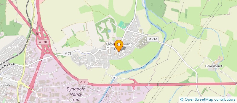 localisation de l'entreprise MAM LES P'TITS RENARDS  FLEVILLE-DEVANT-NANCY