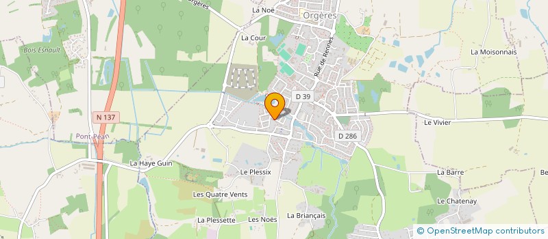 localisation de l'entreprise MAM LES P'TITS SUCRES D'ORGE à ORGERES