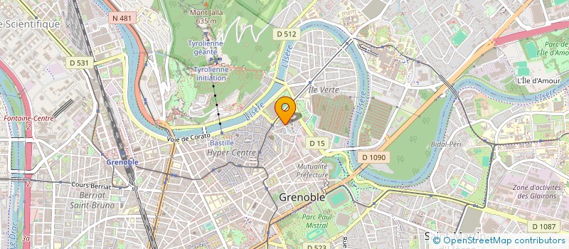 localisation de l'entreprise MAM LES P'TITS ZAMIS DU MONDE  GRENOBLE