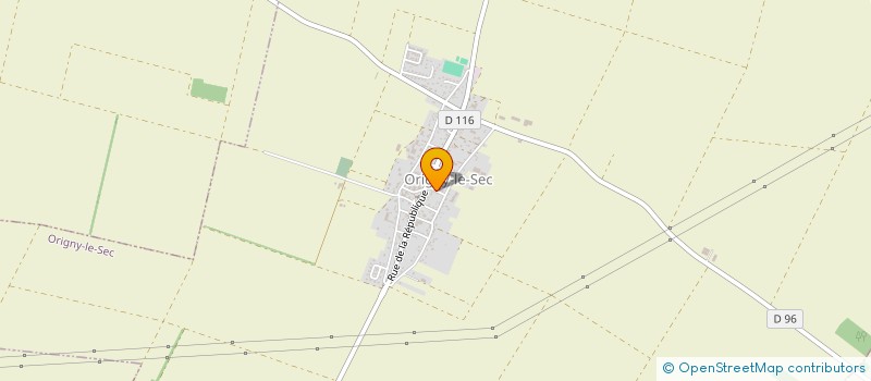 localisation de l'entreprise MAM LES PETITES PLUMES  ORIGNY-LE-SEC