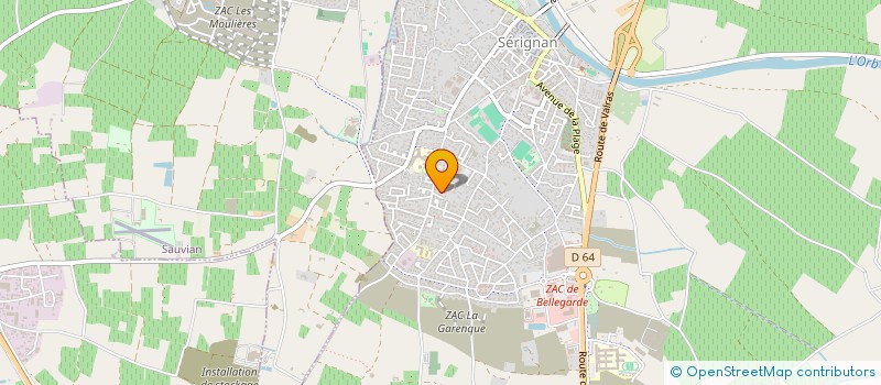 localisation de l'entreprise MAM LES PETITS BITERROIS  SERIGNAN