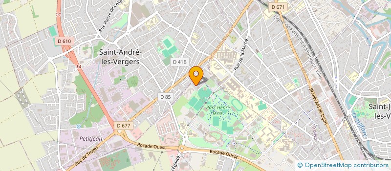 localisation de l'entreprise MAM LES PETITS LOUPS  ROSIERES-PRES-TROYES