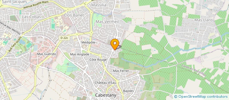 localisation de l'entreprise MAM LES PETITS LOUVETEAUX  CABESTANY