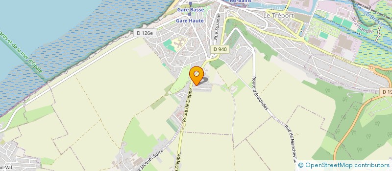 localisation de l'entreprise MAM LES PETITS MARINS  LE TREPORT