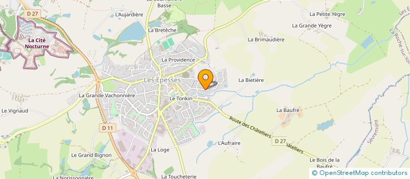 localisation de l'entreprise MAM LES PETITS MARS'IENS à SAINT-MARS-LA-REORTHE