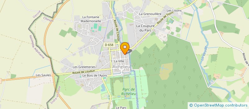 localisation de l'entreprise MAM LES PETITS MOUSQUETAIRES à RICHELIEU