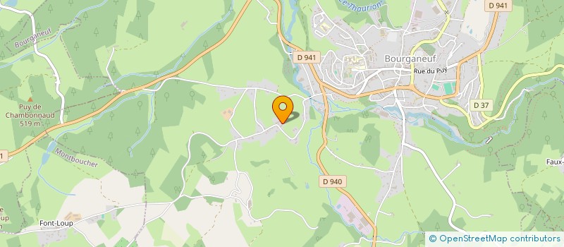 localisation de l'entreprise MAM LES PETITS PAS SAGES à BOURGANEUF