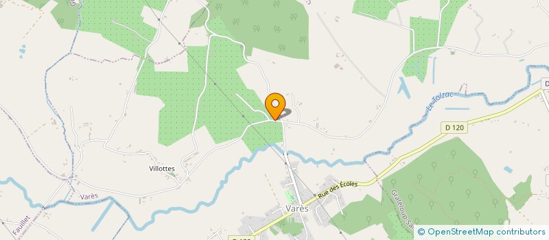 localisation de l'entreprise MAM LES PETITS PIEDS A LA CAMPAGNE  VARES