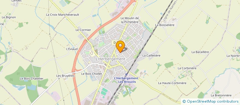 localisation de l'entreprise MAM LES PT'HIBOUX à L'HERBERGEMENT