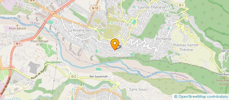 localisation de l'entreprise MAM LES PTI BICHIQUES à LA POSSESSION
