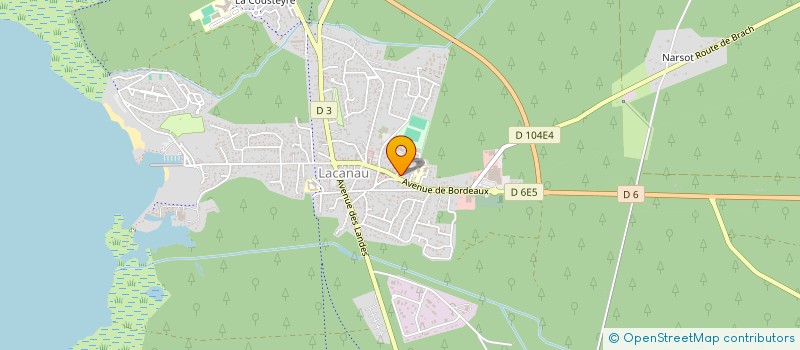 localisation de l'entreprise MAM LES PTITS CANAULITOS à LACANAU