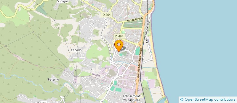 localisation de l'entreprise MAM LES PTITS MOUSSAILLONS à BASTIA