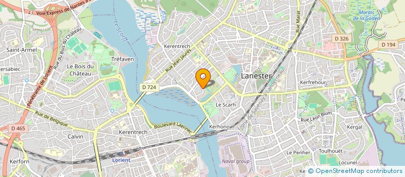 localisation de l'entreprise MAM LOC  LANESTER