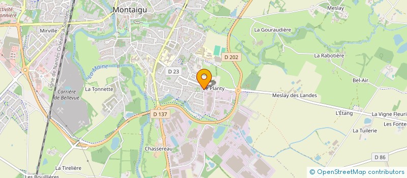 localisation de l'entreprise MAM MAM Z'AILES  MONTAIGU-VENDEE