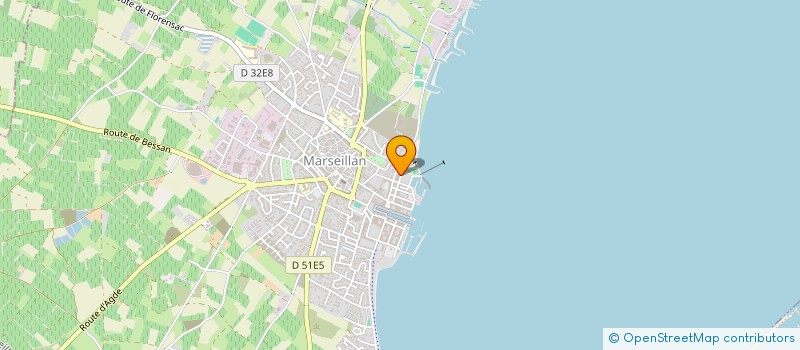 localisation de l'entreprise MAM MENUISERIE à MARSEILLAN