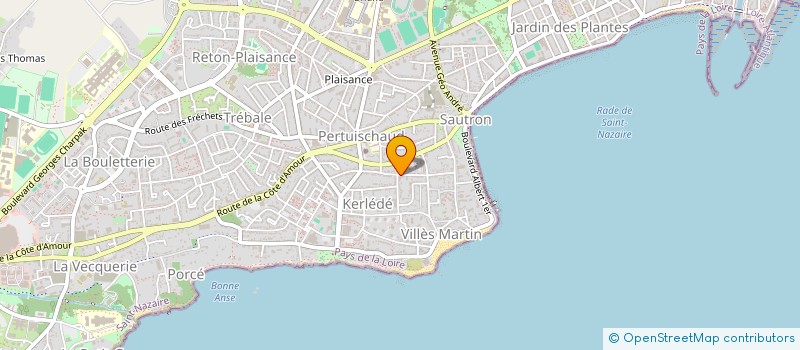 localisation de l'entreprise MAM' MER VEILLEUSE à SAINT-NAZAIRE