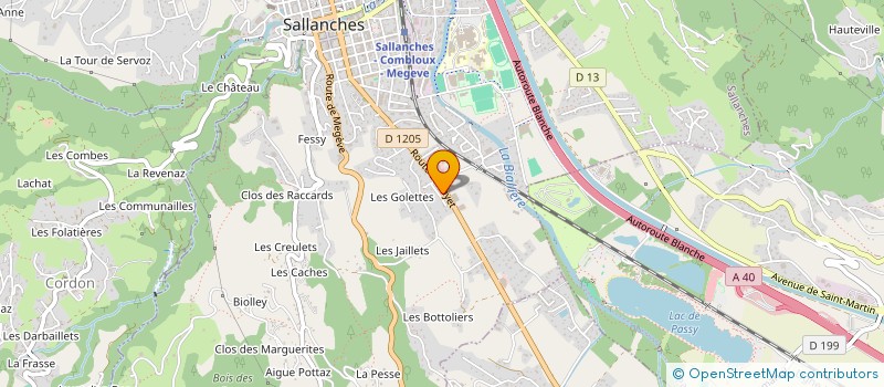 localisation de l'entreprise MAM MES PREMIERS PAS  SALLANCHES