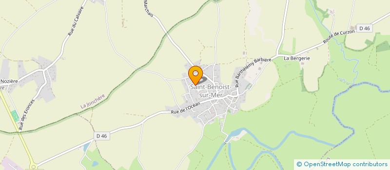 localisation de l'entreprise MAM. MON P'TIT DOIGT M'A DIT...  SAINT-BENOIST-SUR-MER