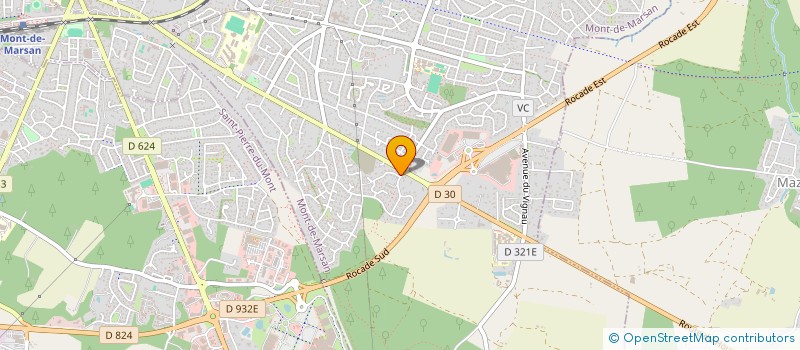 localisation de l'entreprise MAM NATURE  MONT-DE-MARSAN