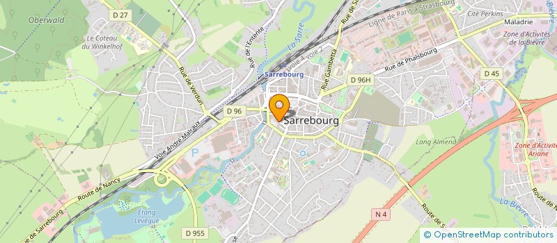 localisation de l'entreprise MAM O P'TITES MERVEILLES  SARREBOURG