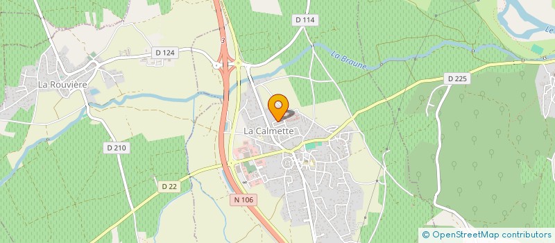 localisation de l'entreprise MAM O PIRATES  LA CALMETTE